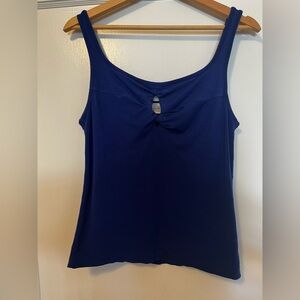 Vintage Y2K DKNY Royal Blue Camisole knit Top